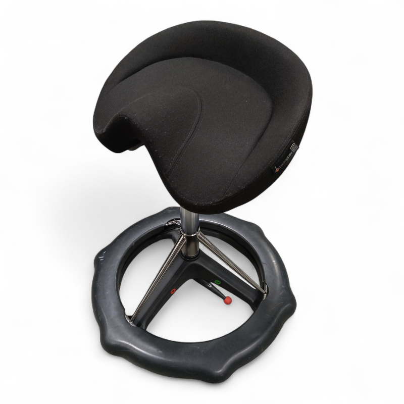 Backapp med hjul Sort stoff, Pent