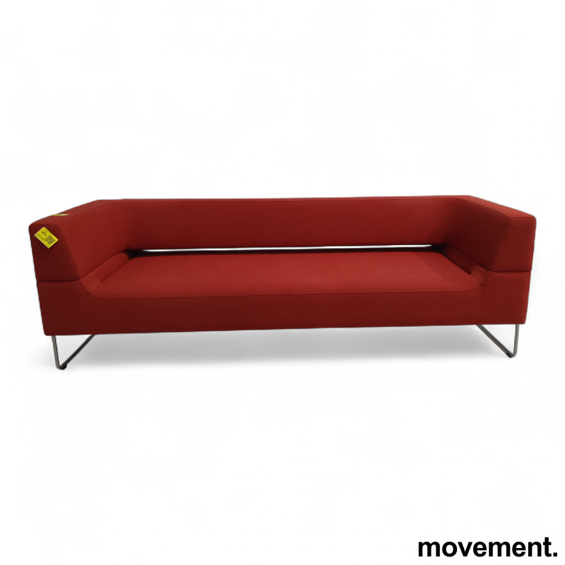 Hal 3-seter Rødt stoff (GU - 2 / 2