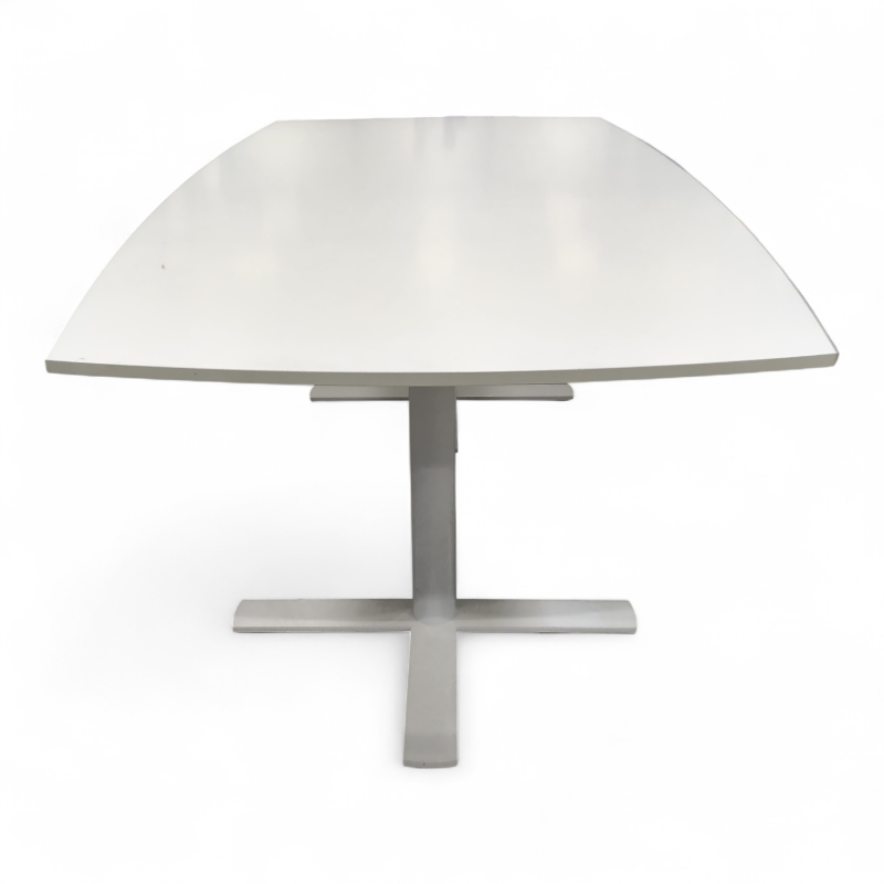 Møtebord 200x110cm Hvit laminat,