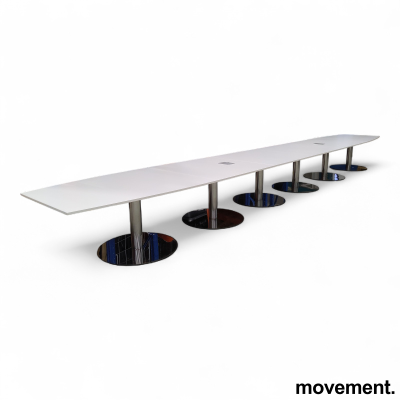 Multicom møtebord 800x120cm Hvit - 1 / 3