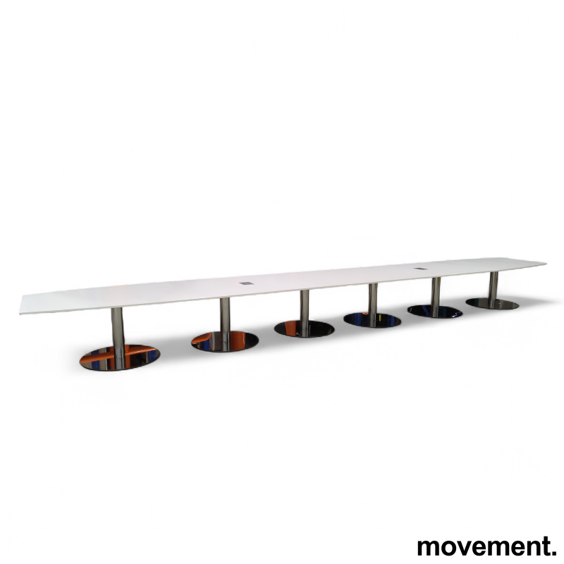Multicom møtebord 800x120cm Hvit - 3 / 3