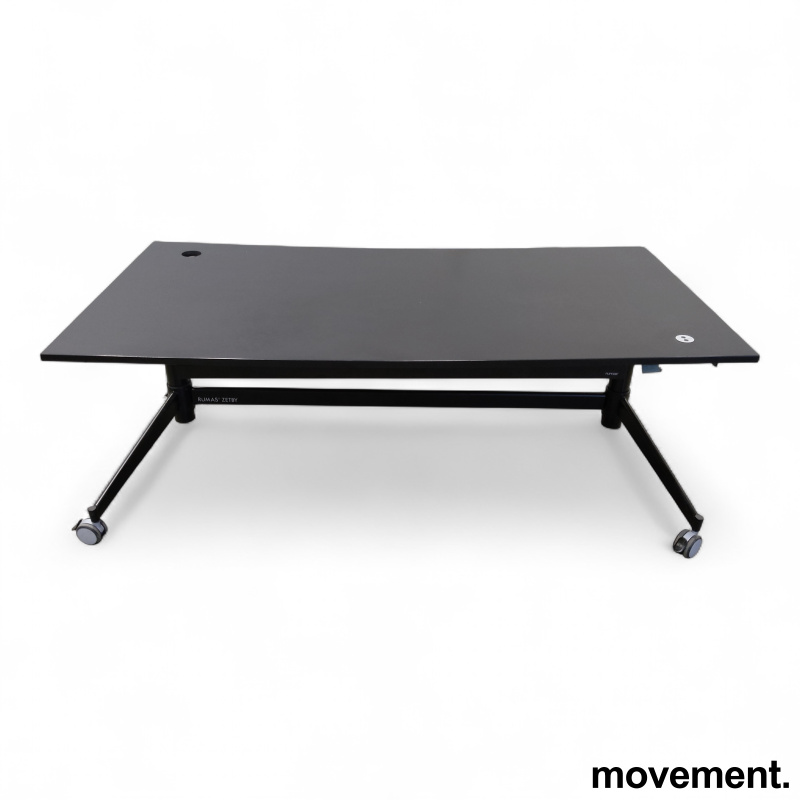 Zetby hevsenk med hjul 180x90 Sort - 1 / 3