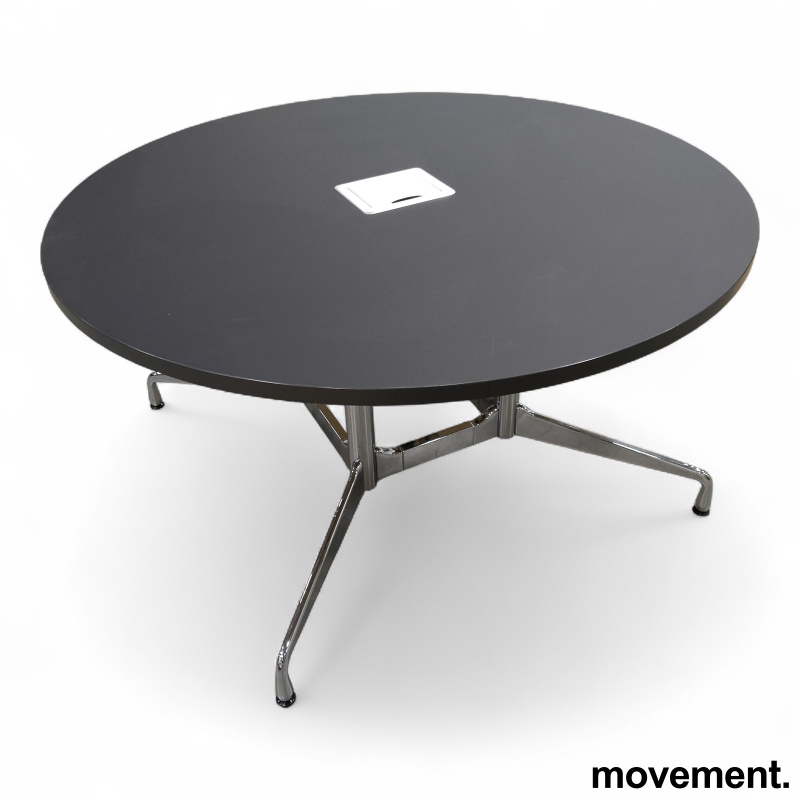Segmented møtebord Ø=140cm Mørk grå - 1 / 2