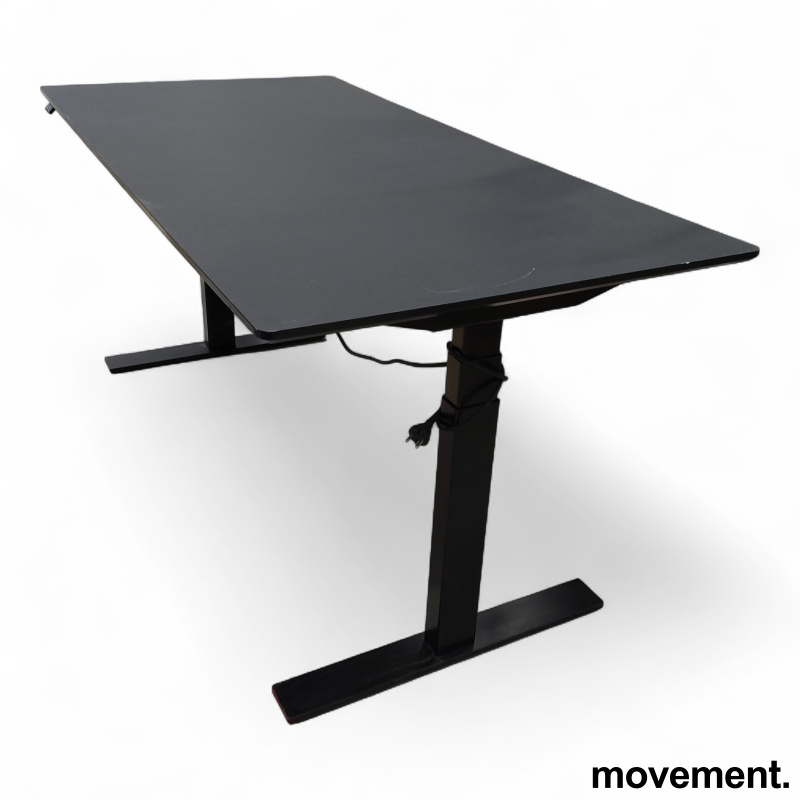 Hevsenk 160x80cm Sort Fenix laminat - 2 / 5