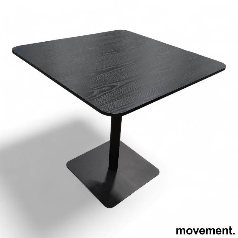 Kafebord 75x75cm Sort eikelaminat, - 1 / 2