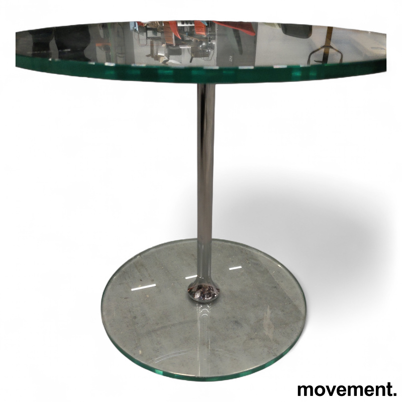 Loungebord i glass, Ø=50cm, høyde - 2 / 2