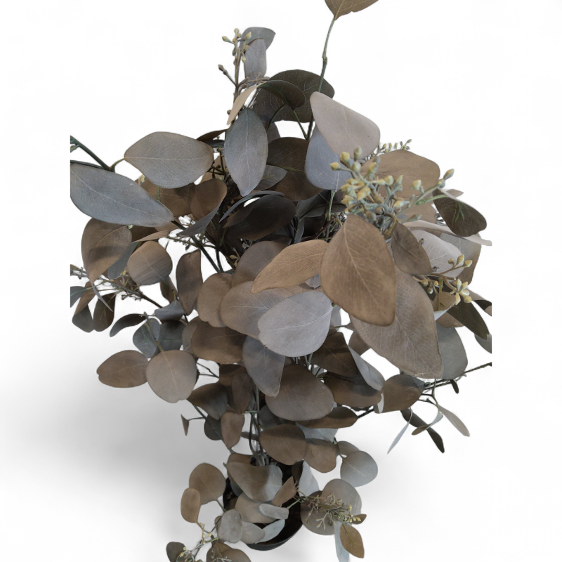 Kunstig Eucalyptusbusk 120cm grønn,