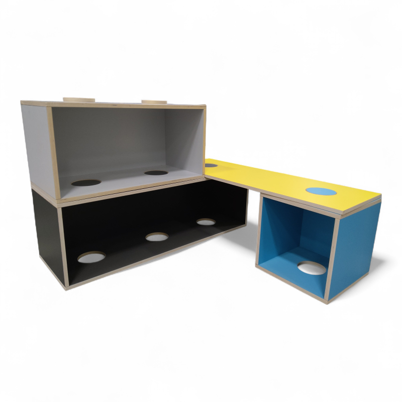 Kloss Moduloppsett 1 grå turkis