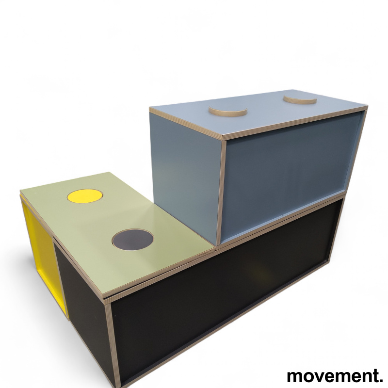 Kloss Moduloppsett 2 Gult sort lys - 3 / 4