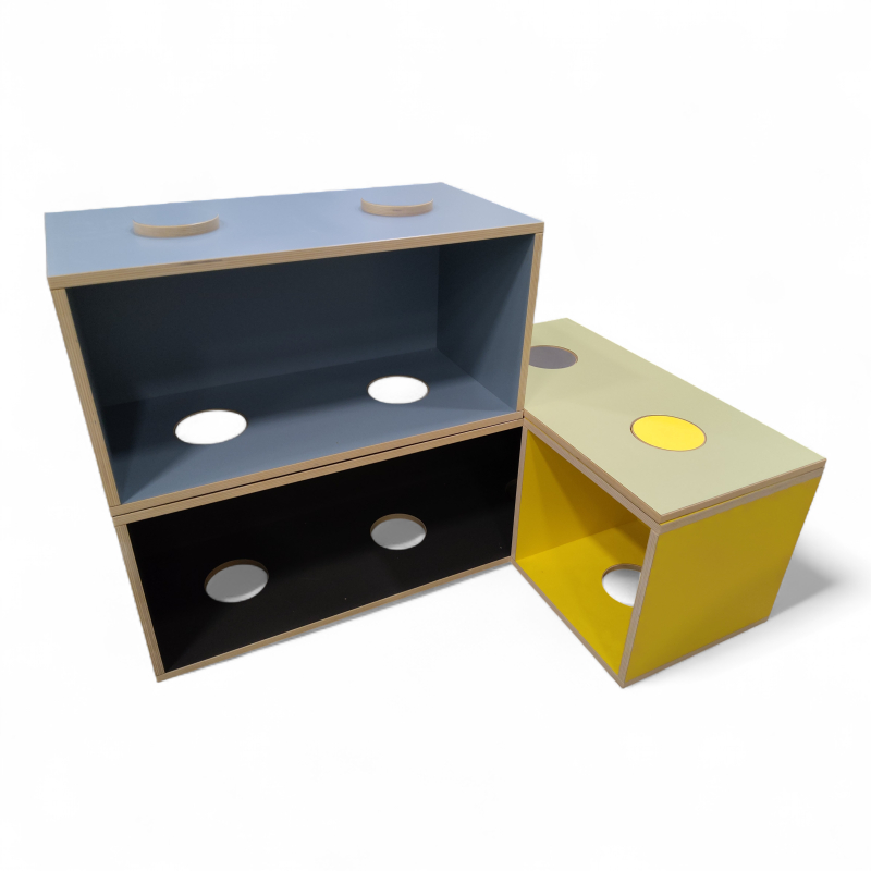 Kloss Moduloppsett 2 Gult sort lys