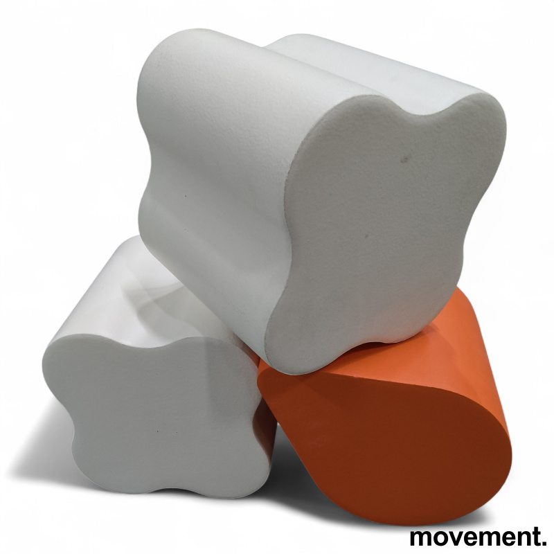 Kloss skumgummifigurer 3 pk hvit - 2 / 2