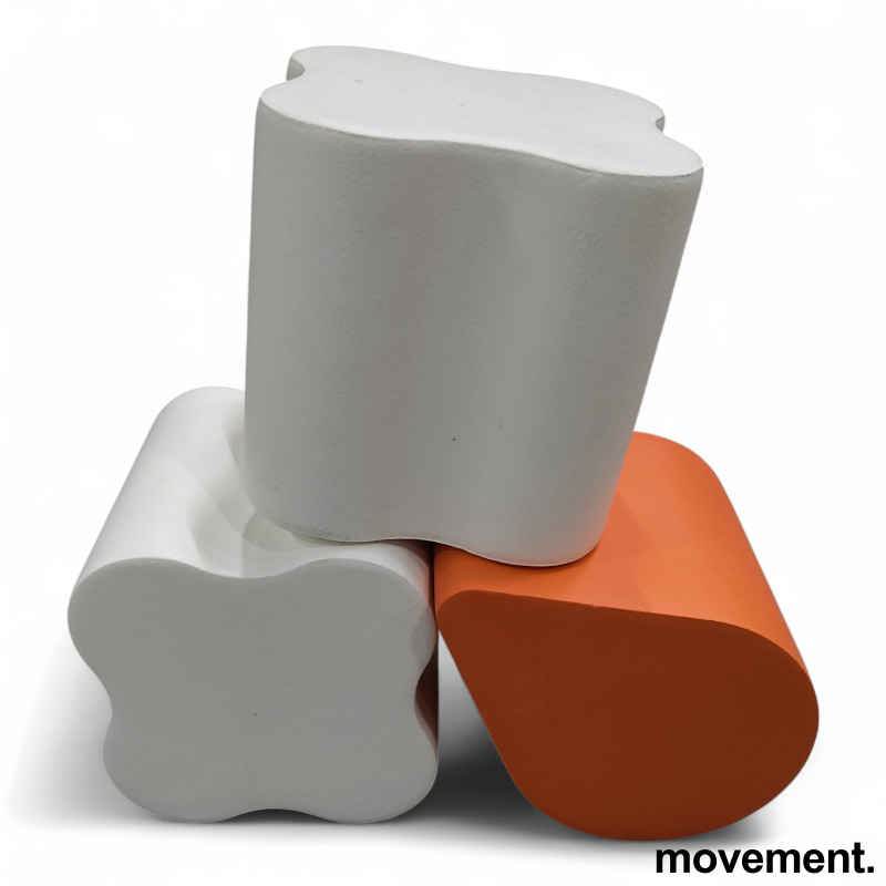 Kloss skumgummifigurer 3 pk hvit - 1 / 2