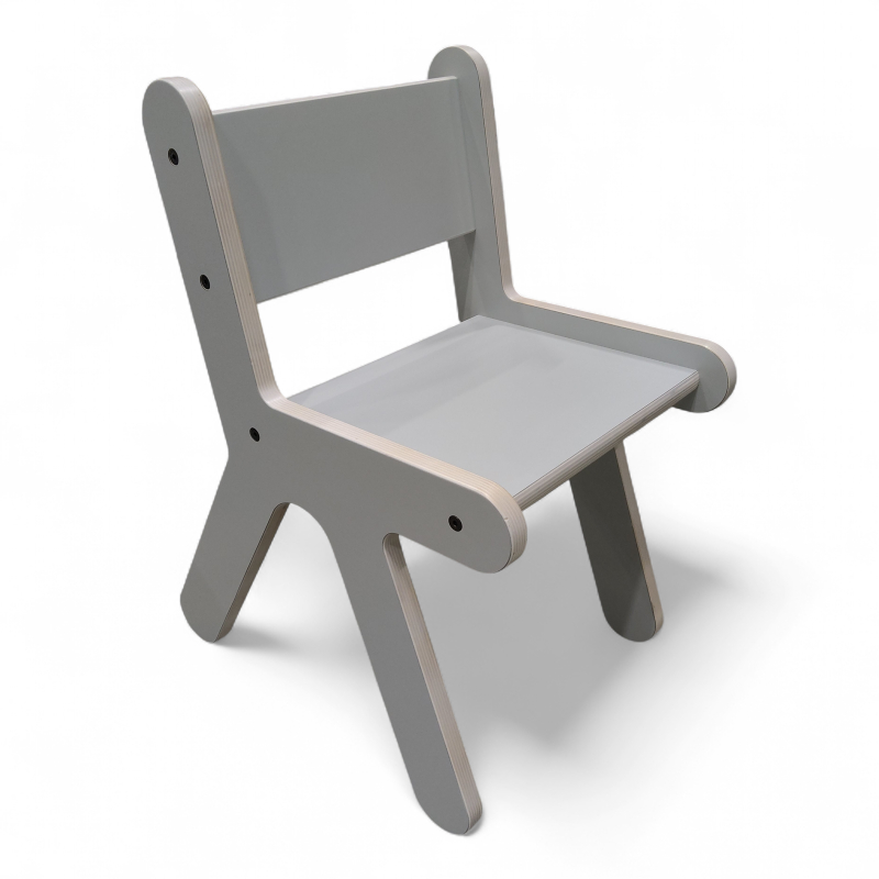 Kloss Ponny stol stor Lys grå,