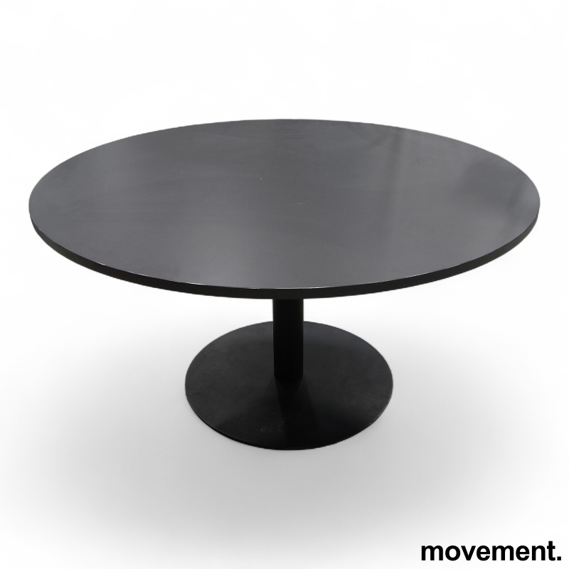Rundt møtebord Ø=140cm Mørk grå, - 1 / 2