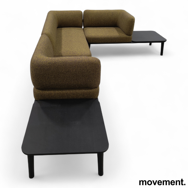 Sou hjørnesofa (1-seter med bord + - 4 / 5