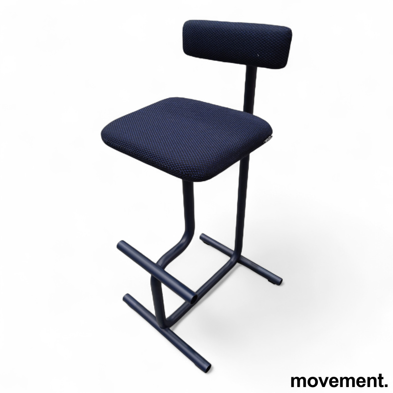 Nomole stool, high Mørkt blått - 1 / 2