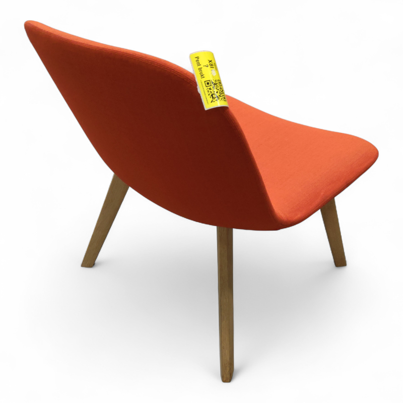 Eyes Wood Lounge EJ-3-U Rødorange