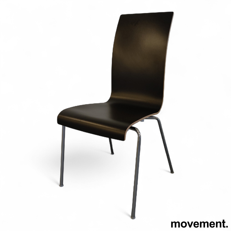 Bella konferansestol, laminat Sort - 1 / 2