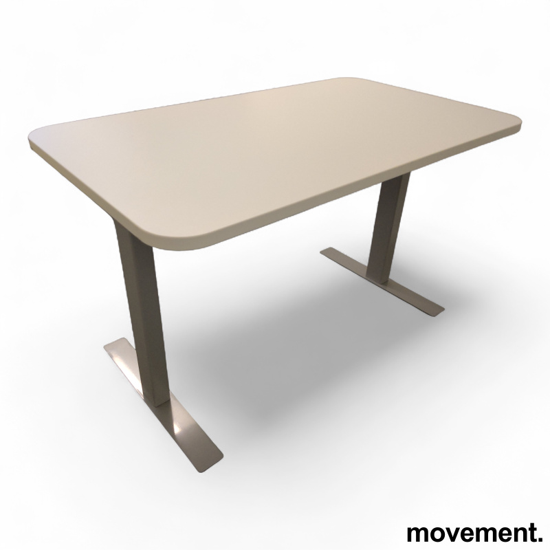 Møtebord 120x70cm Hvit laminat, - 2 / 2