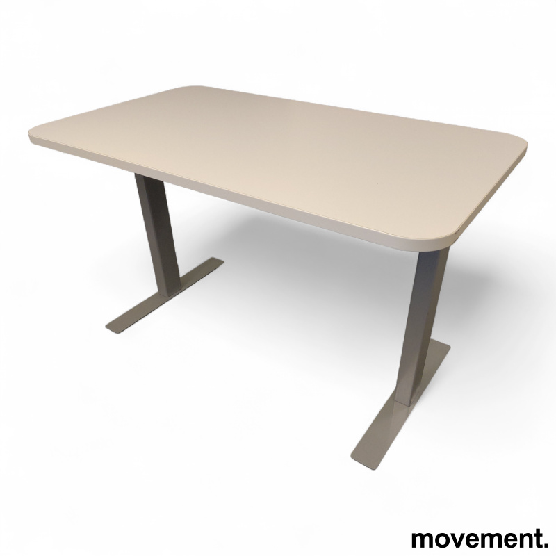 Møtebord 120x70cm Hvit laminat, - 1 / 2