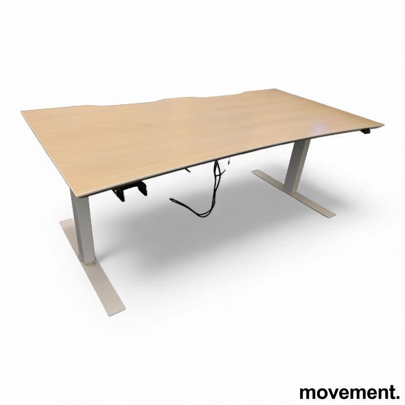 Hevsenk 160x80cm magebue Lys eik, - 1 / 3