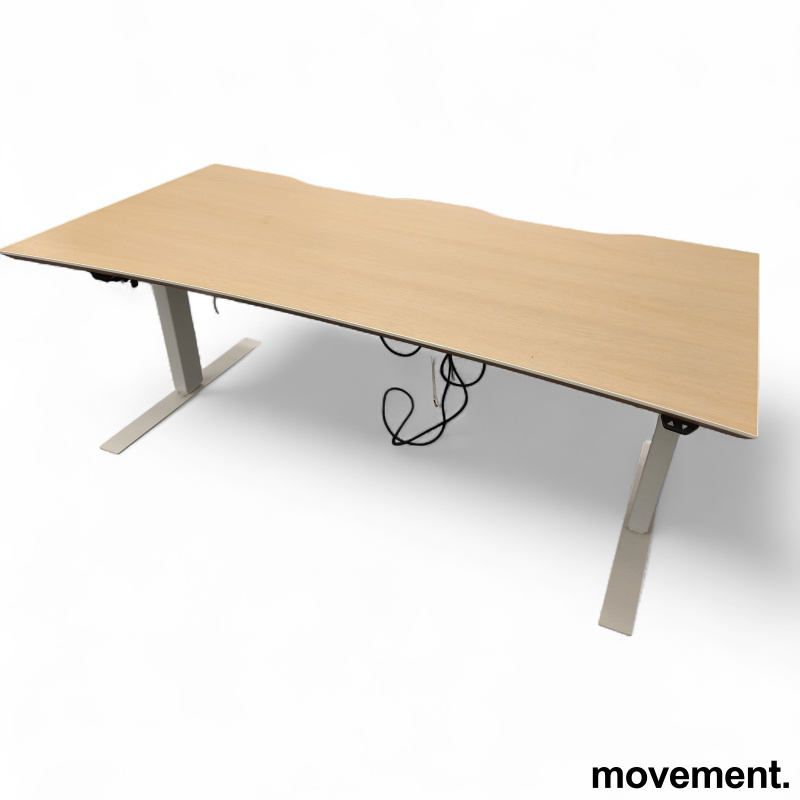 Hevsenk 160x80cm magebue Lys eik, - 2 / 3