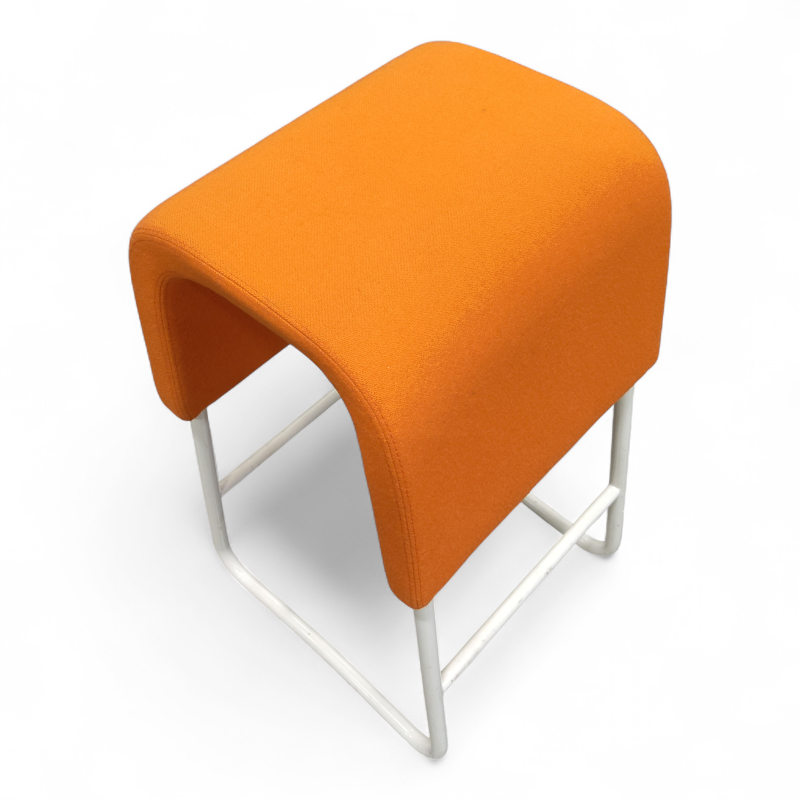 Plint barstol 38cm, lav Orange