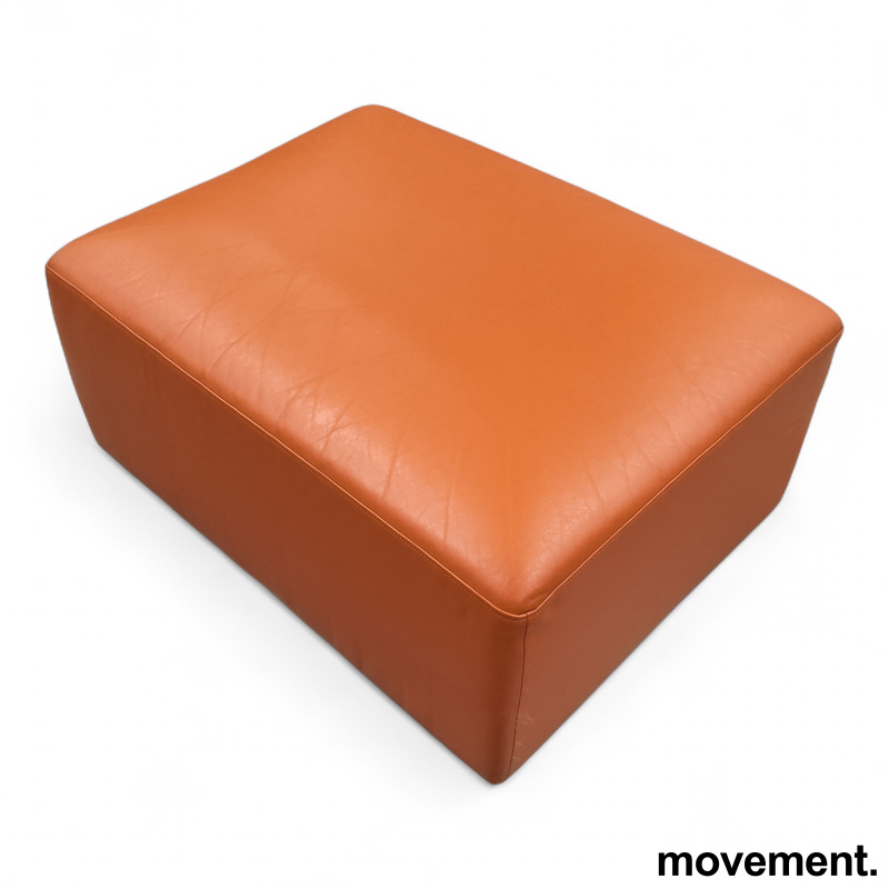 OK 004 pouf Brunt skinn, Pent brukt - 2 / 2