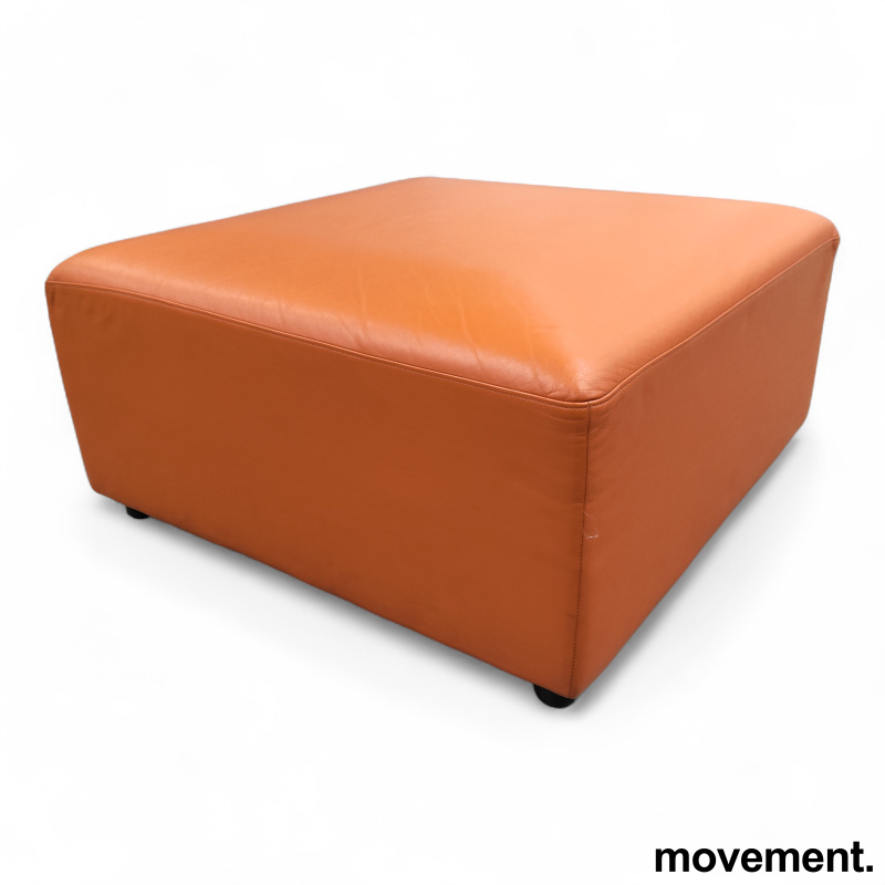 OK 001 Ottoman Brunt skinn, Brukt - 2 / 2
