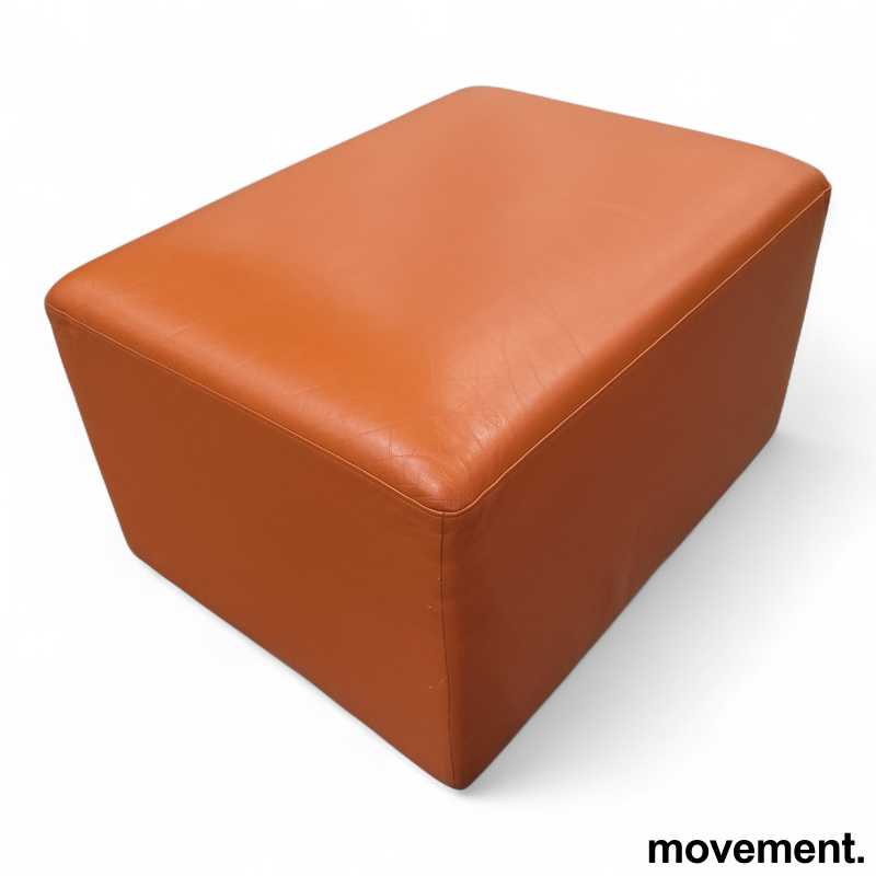 OK 004 pouf høy Brunt skinn, Pent - 2 / 2