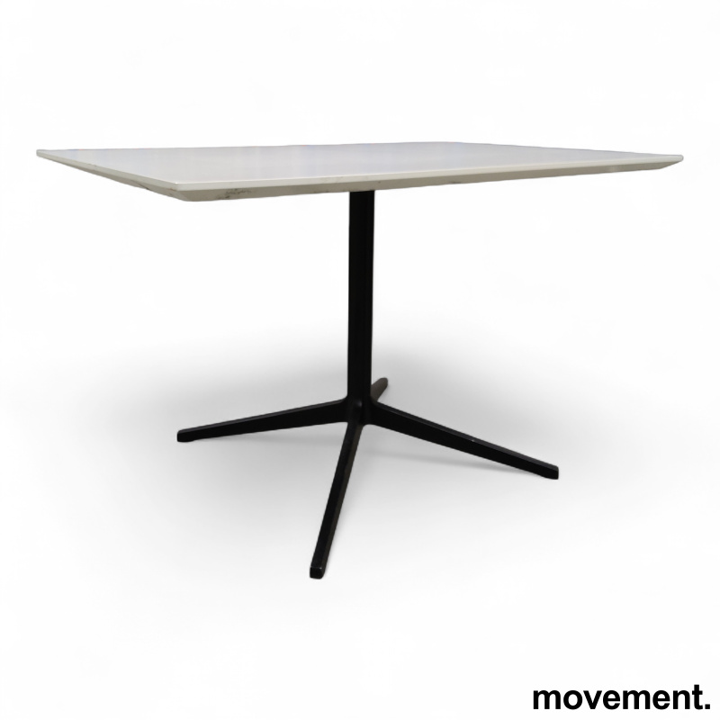 Ypsilon 120x80cm Hvit laminat sort - 1 / 2