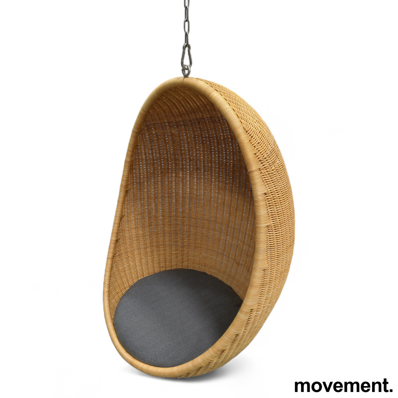 The Hanging Egg Chair Natur, grå - 1 / 4