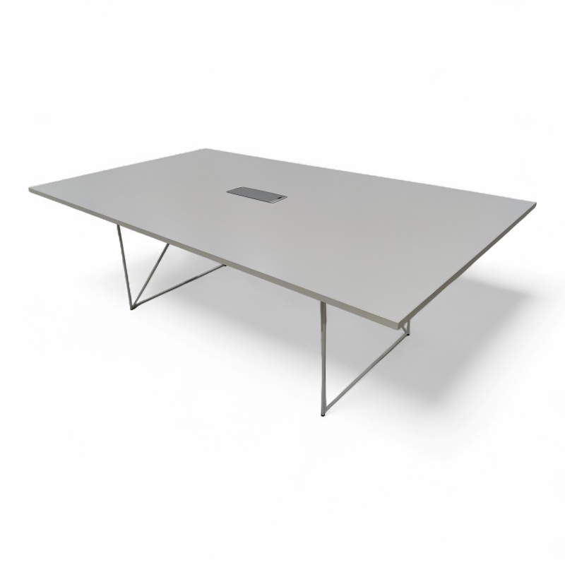 Air møtebord 220x130cm Hvit, Pent