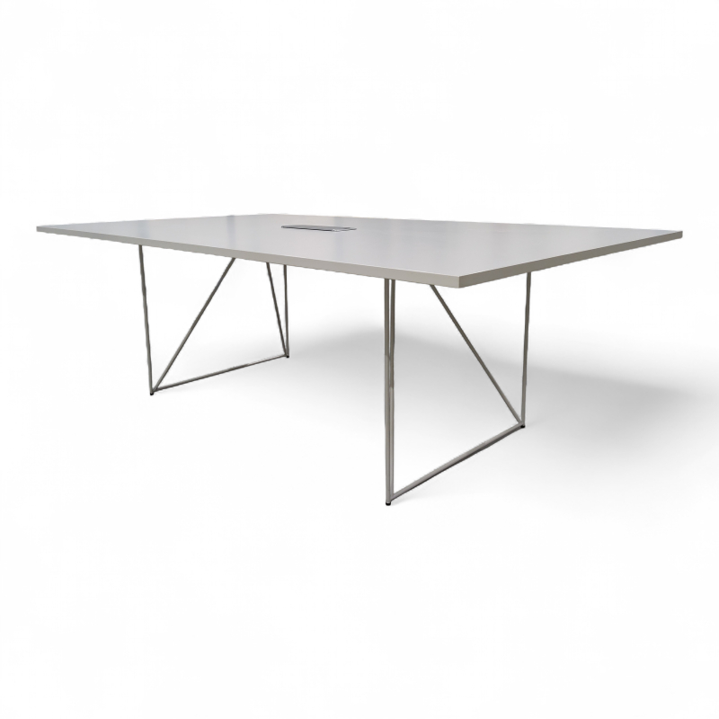 Air møtebord 220x130cm Hvit, Pent