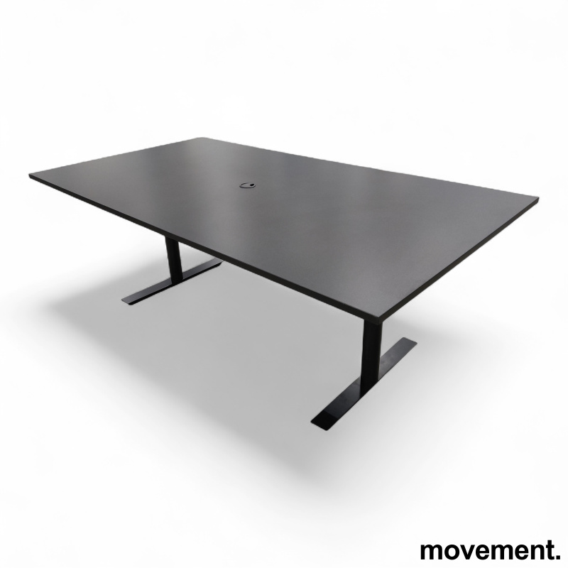 Inline møtebord 200x110cm Sort - 1 / 2