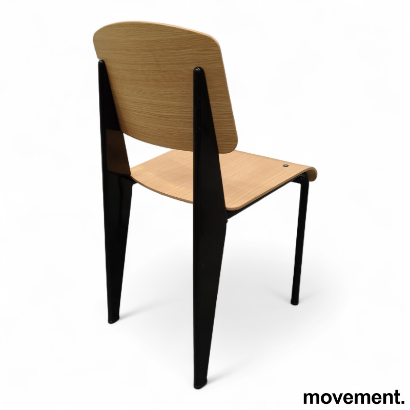 Standard chair Eik finer, sort - 3 / 3