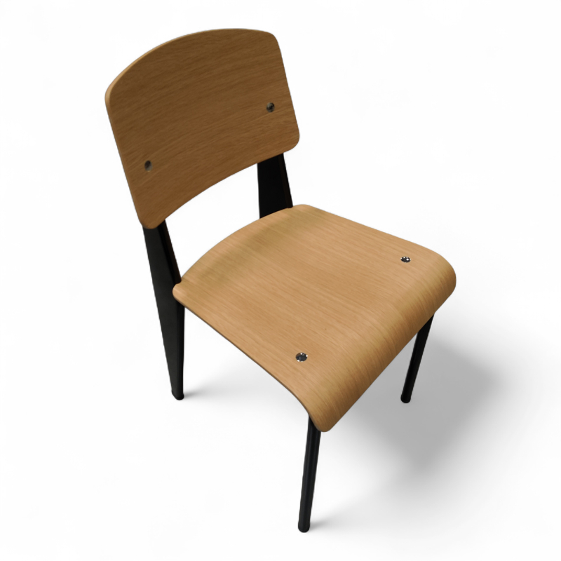 Standard chair Eik finer, sort
