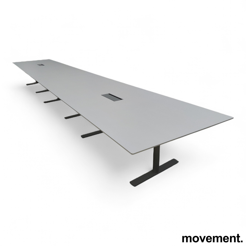 Møtebord 700x128cm Hvit laminat, - 3 / 5