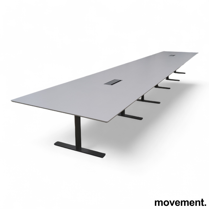Møtebord 700x128cm Hvit laminat, - 4 / 5