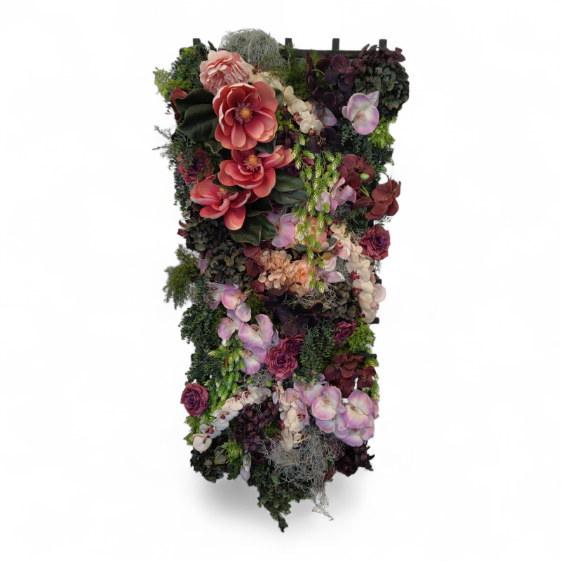 Blomstervegg 77x170cm Flerfarget,