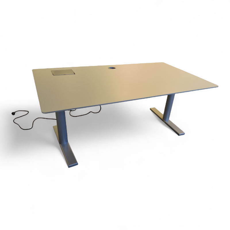 S4000 hevsenk 160x90cm Lys grå