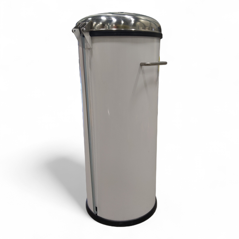 Vipp017 Pedal Bin 30L Hvitlakkert