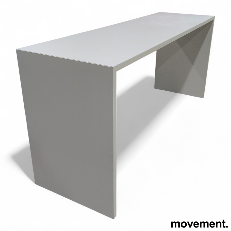 Barbord 200x60cm, 90cm høyde Hvit, - 1 / 3