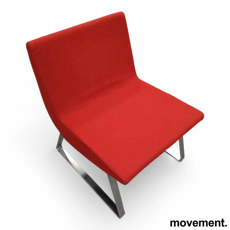 Bird 1-seter Rødt stoff (GU - 2 / 3