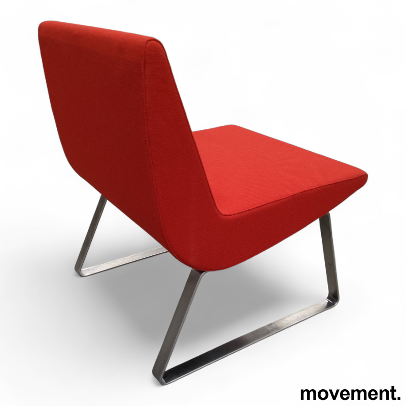 Bird 1-seter Rødt stoff (GU - 3 / 3