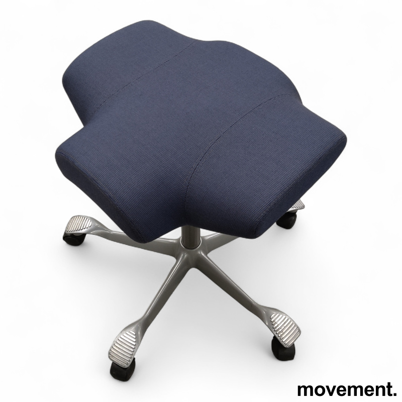 Capisco 8105 uten rygg  Blått stoff - 2 / 3