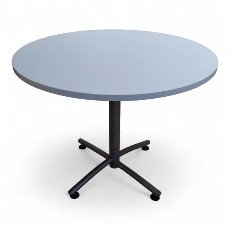 Avec Ø=90cm Hvit plate, grått