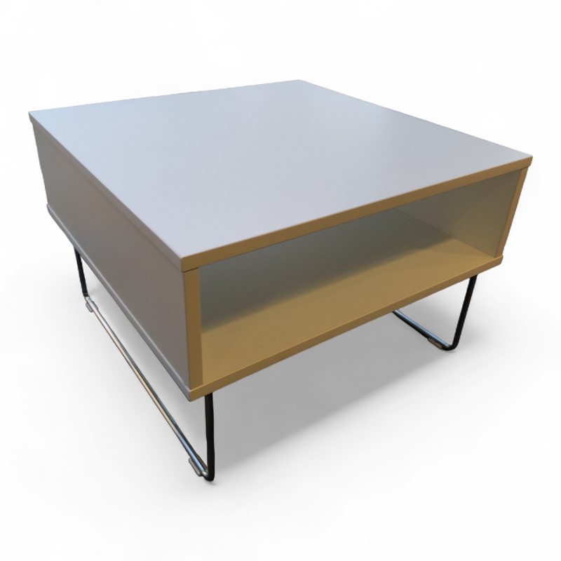 Pivot Kube 64x64cm Hvit, ben i