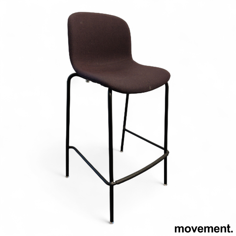 Troy barstol helpolstret, lav Lilla - 1 / 3