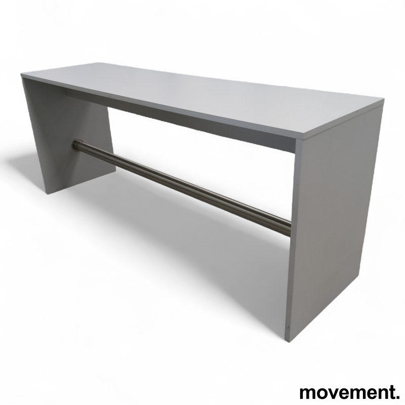 Barbord 250x70, høyde 103cm Lys grå - 1 / 2